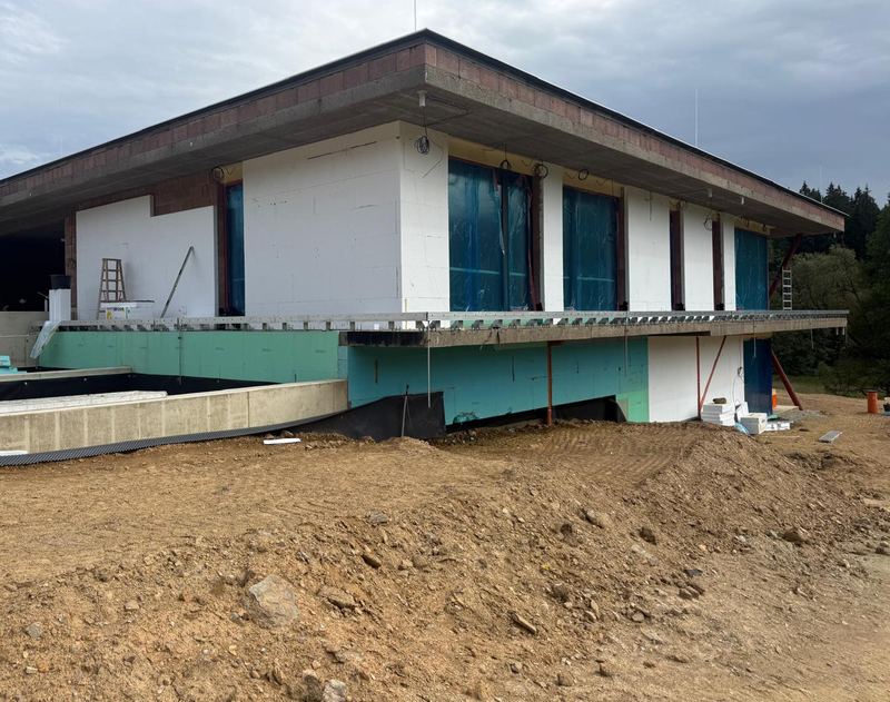 Fassadendämmung Einfamilienhaus — nachher